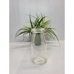 Vintage Milk Bottle Half Pint Liquid Vase, Minnesota, Farmhouse Kitchen Decor